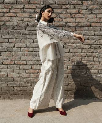 Ivory kahilia dolman sleeve shirt 3