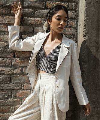 Ivory cybele classic blazer 3