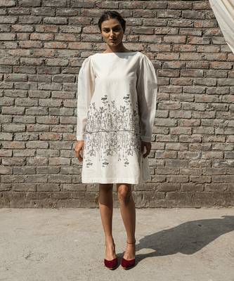 Ivory iris tent dress 1