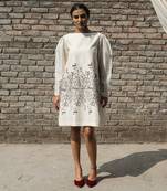 Ivory iris tent dress