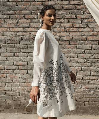 Ivory iris tent dress 3