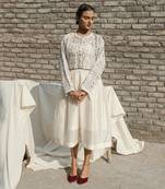 Ivory olivia dolman sleeve dress