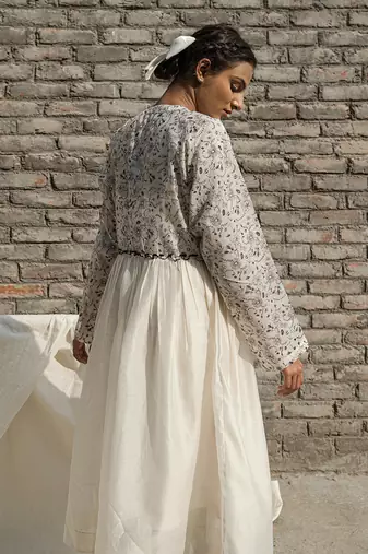 Ivory olivia dolman sleeve dress
