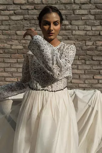 Ivory olivia dolman sleeve dress