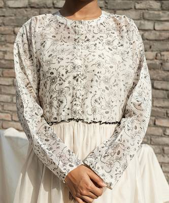 Ivory olivia dolman sleeve dress 4