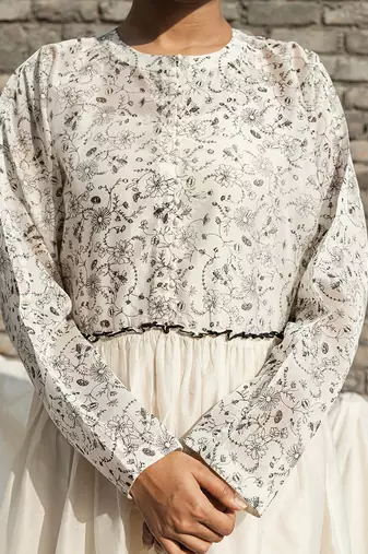Ivory olivia dolman sleeve dress