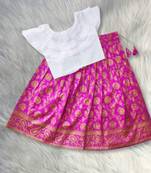 Girls Silk Readymade Lehenga choli for girls