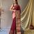 MAROON BLUE GORGEOUS SILK SAREE
