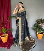 BLAXK GORGEOUS SILK  SAREE