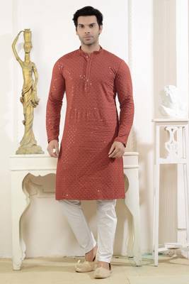 Arruga stylish sequins kurta pajama 1