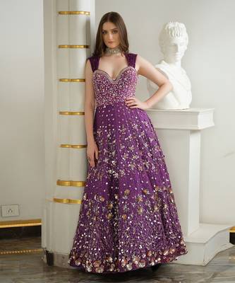 Purple gown 1