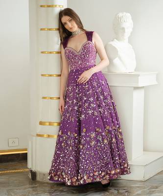 Purple gown 5