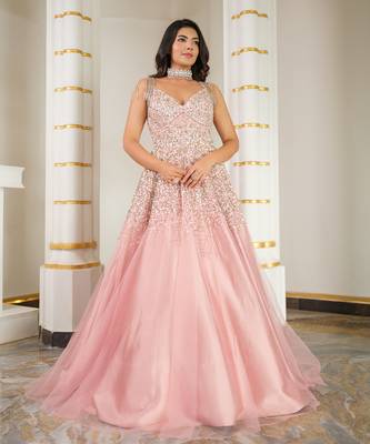 Pale pink gown 1