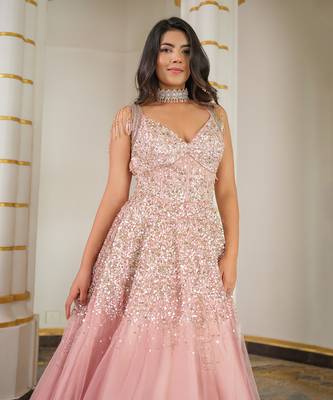 Pale pink gown 3