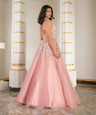 Pale pink gown 5