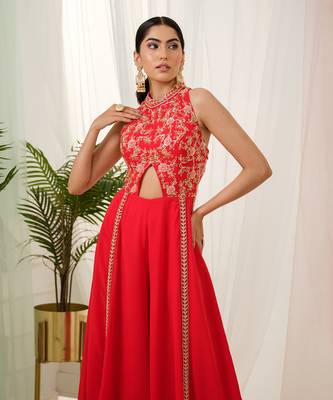 Red lyric jumpsuit 3