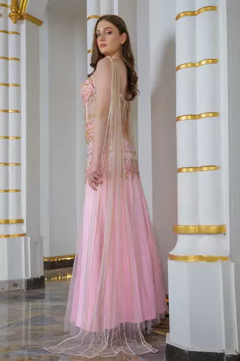 Pink gown