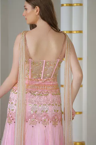 Pink gown