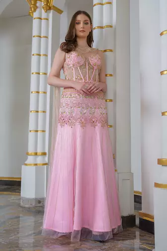 Pink gown