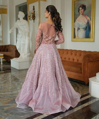 Mauve gown 2