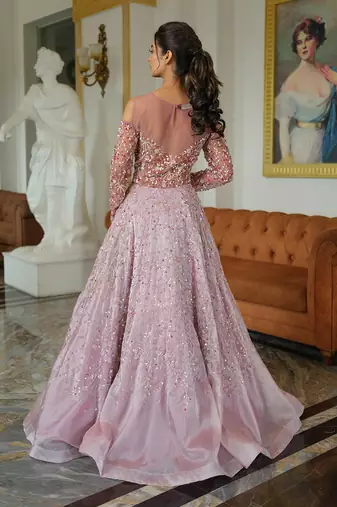 Mauve gown