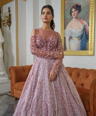 Mauve gown 3