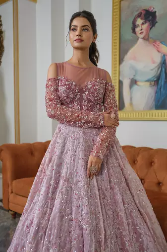 Mauve gown