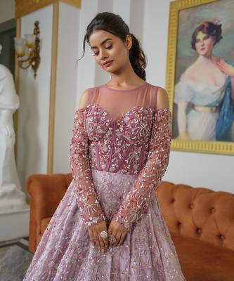 Mauve gown 4