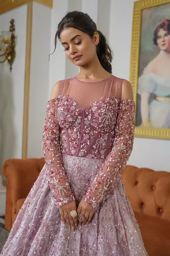Mauve gown