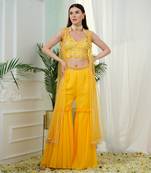 Yellow isadora jacket pant set