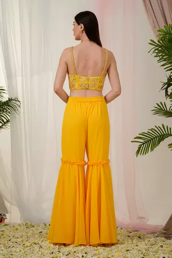 Yellow isadora jacket pant set