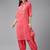 Aarika womens gajri colour rayon solid kurti & salwar set