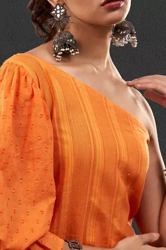 Pinata orange kurta set
