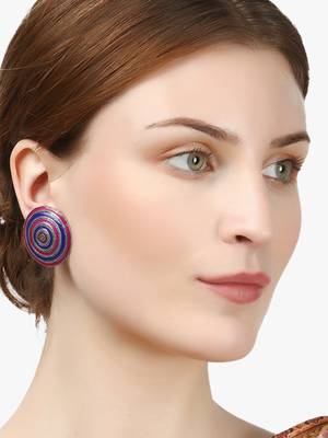 Look like silver circular shaped studs 2