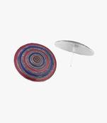 Look like silver circular shaped studs