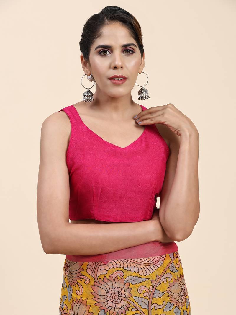 Morni Gold Wovan I Chiffon Art Sik Saree