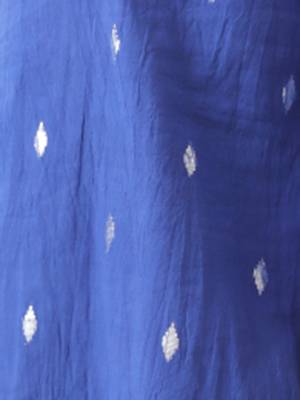 boy's blue cotton lurex kurta with pant 5