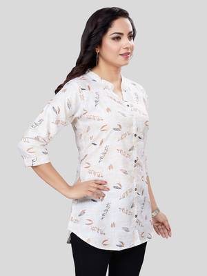 Saree swarg cotton blend printed short kurti 2