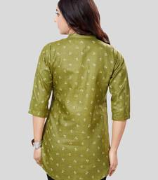 Saree swarg cotton blend printed short kurti