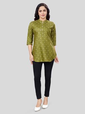  cotton blend printed short kurti 5