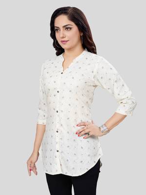 Saree swarg cotton blend printed short kurti 3