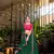 Chinon Crushed Green Color  Sequence &Embroidery Work Lehanga Choli Set