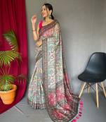 MULTI - PISTA MOST BEAUTIFUL SUPER COTTOM SAREE