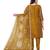 Women's mehandi unstitched heavy thread embrodiery with embroidered dupatta organza dress material (m-cp9019mnd)