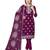 Women's magenta unstitched heavy thread embrodiery with embroidered dupatta organza dress material (m-cp9019mgt)