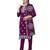 Women's magenta unstitched heavy thread embrodiery with embroidered dupatta organza dress material (m-cp9019mgt)
