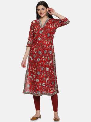 A line block print kurta 1