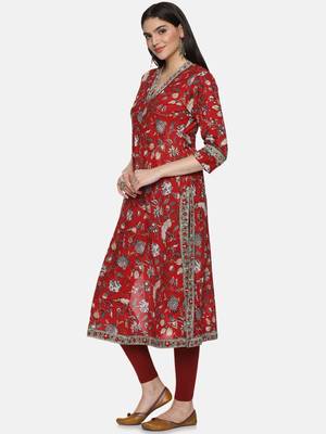 A line block print kurta 2
