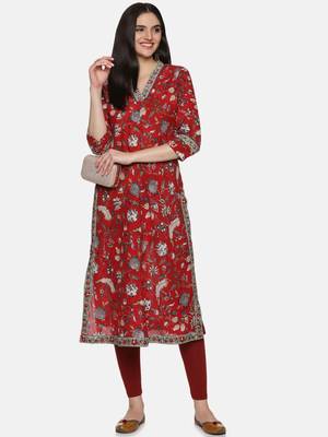 A line block print kurta 4