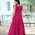 Pink Georgette With Sequins Multithreaded Embroidered work gown